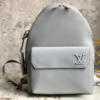 Louis Vuitton Full Leather Backpack Series – Gray