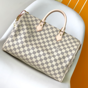 Louis Vuitton Speedy 35 Travel Handbag – White