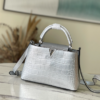 Louis Vuitton Capucines BB Handbag – Silver