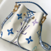 Louis Vuitton NeoNoé Bucket Bag – White/Blue