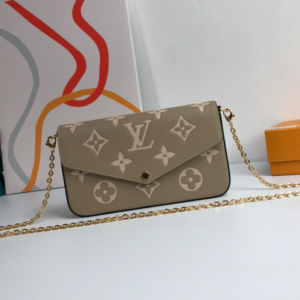Louis Vuitton Pochette Félicie Chain Bag – Khaki