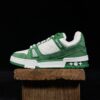 Louis Vuitton Trainer Green and White Low-Top Casual Shoes, Skate Shoes, Trainers for Men and Women 1A9JI1