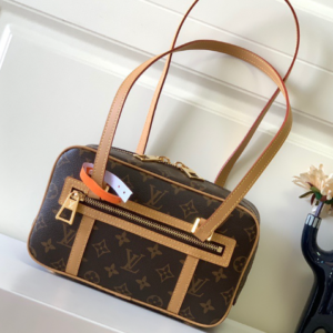 Louis Vuitton Cite MM Monogram Canvas Leather Shoulder Bag