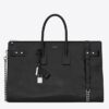 Saint Laurent Sac De Jour Souple 36 Duffle Black Bag